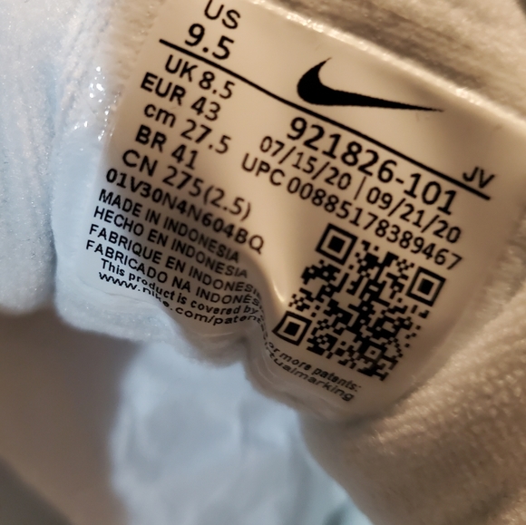 Nike Air Max '97 "Triple White" Size9.5 Mens - Picture 8 of 10